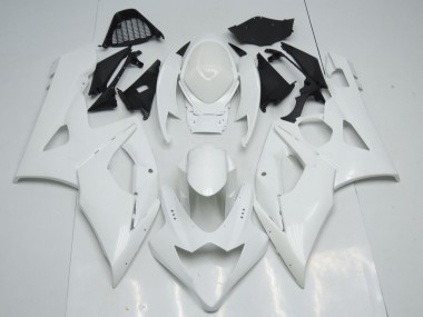 Aftermarket 2005-2006 Gloss White Suzuki GSXR 1000 Motorcycle Fairing