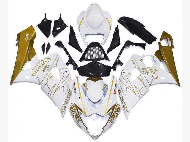 Aftermarket 2005-2006 Gold Gloss Corona Custom Suzuki GSXR 1000 Motorcycle Fairing Aftermarket 2005-2006 Gold Gloss Corona Custom Suzuki GSXR 1000 Motorcycle Fairing