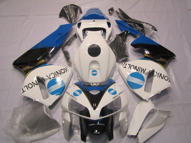 Aftermarket 2005-2006 Light Blue KM Honda CBR600RR Motorcycle Fairing Aftermarket 2005-2006 Light Blue KM Honda CBR600RR Motorcycle Fairing