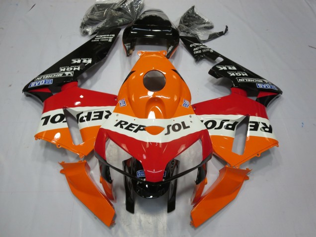 Aftermarket 2005-2006 Repsol Design Honda CBR600RR Motorcycle Fairing Aftermarket 2005-2006 Repsol Design Honda CBR600RR Motorcycle Fairing