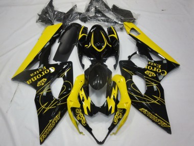 Aftermarket 2005-2006 Yellow Corona Suzuki GSXR 1000 Motorcycle Fairing