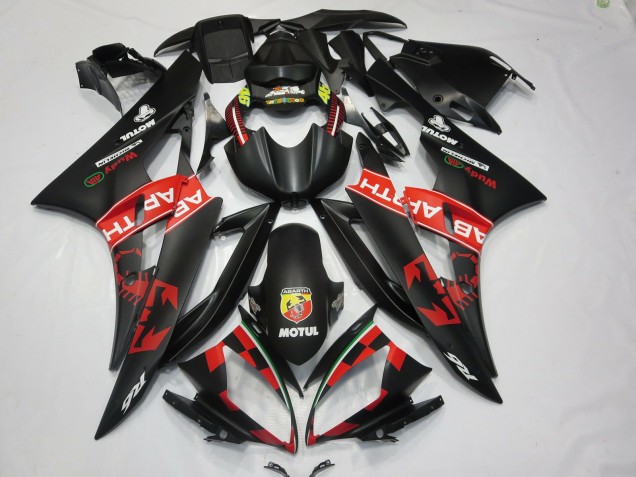 Aftermarket 2006-2007 Abarth Matte Yamaha R6 Motorcycle Fairing Aftermarket 2006-2007 Abarth Matte Yamaha R6 Motorcycle Fairing