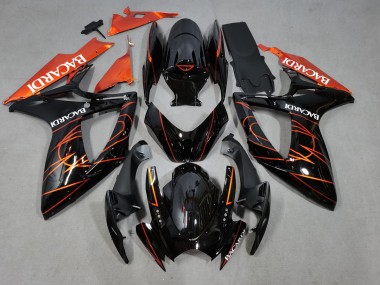 Aftermarket 2006-2007 Bacardi Suzuki GSXR 600-750 Motorcycle Fairing