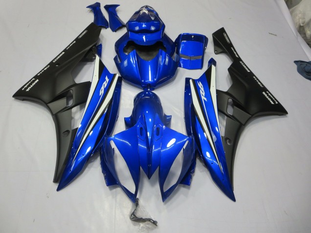 Aftermarket 2006-2007 Blue and Black Design Yamaha R6 Motorcycle Fairing Aftermarket 2006-2007 Blue and Black Design Yamaha R6 Motorcycle Fairing