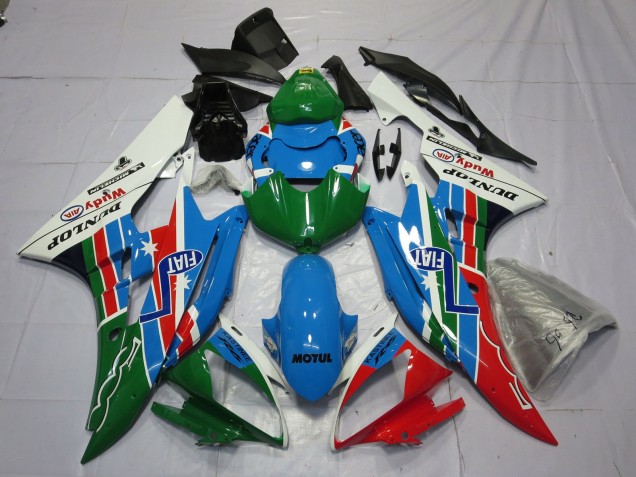 Aftermarket 2006-2007 Classic Dunlop Yamaha R6 Motorcycle Fairing