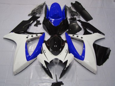 Aftermarket 2006-2007 Dark Blue Star Suzuki GSXR 600-750 Motorcycle Fairing
