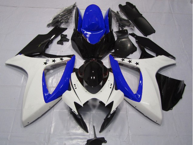 Aftermarket 2006-2007 Dark Blue Star Suzuki GSXR 600-750 Motorcycle Fairing Aftermarket 2006-2007 Dark Blue Star Suzuki GSXR 600-750 Motorcycle Fairing