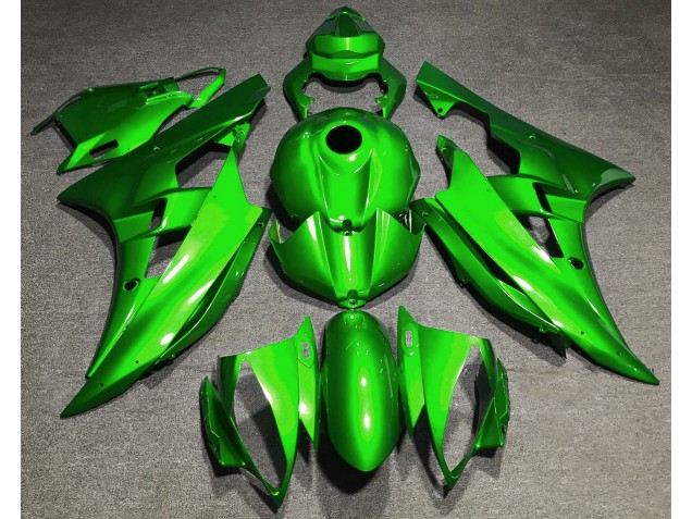 Aftermarket 2006-2007 Gloss Green Yamaha R6 Motorcycle Fairing Aftermarket 2006-2007 Gloss Green Yamaha R6 Motorcycle Fairing