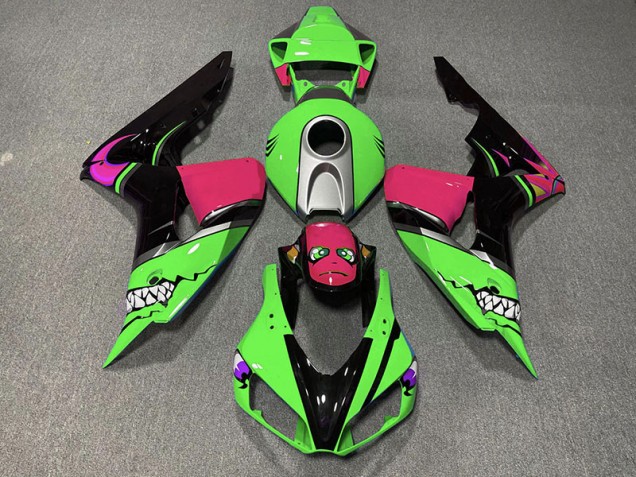 Aftermarket 2006-2007 Green Shark Honda CBR1000RR Motorcycle Fairing Aftermarket 2006-2007 Green Shark Honda CBR1000RR Motorcycle Fairing