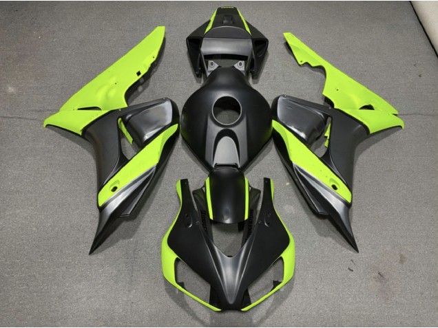 Aftermarket 2006-2007 Matte Gray Black and Green Honda CBR1000RR Motorcycle Fairing Aftermarket 2006-2007 Matte Gray Black and Green Honda CBR1000RR Motorcycle Fairing
