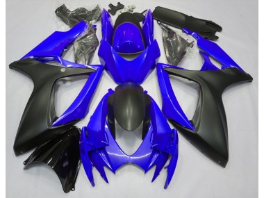 Aftermarket 2006-2007 Ocean Blue Suzuki GSXR 600-750 Motorcycle Fairing