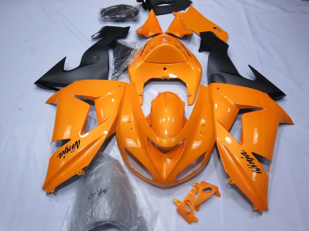 Aftermarket 2006-2007 Orange Kawasaki ZX10R Motorcycle Fairing Aftermarket 2006-2007 Orange Kawasaki ZX10R Motorcycle Fairing