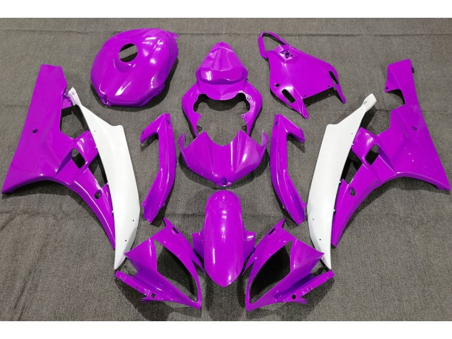 Aftermarket 2006-2007 Pearl Purple Yamaha R6 Motorcycle Fairing Aftermarket 2006-2007 Pearl Purple Yamaha R6 Motorcycle Fairing