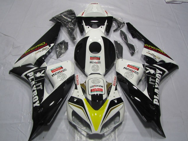 Aftermarket 2006-2007 PlayBoy Style 2 Honda CBR1000RR Motorcycle Fairing Aftermarket 2006-2007 PlayBoy Style 2 Honda CBR1000RR Motorcycle Fairing