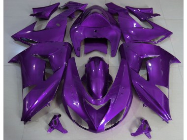 Aftermarket 2006-2007 Purple Plain Kawasaki ZX10R Motorcycle Fairing