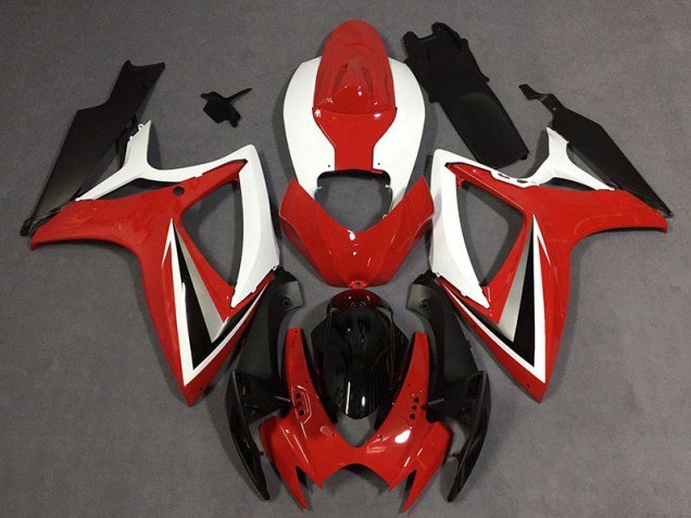 Aftermarket 2006-2007 Red Style Suzuki GSXR 600-750 Motorcycle Fairing Aftermarket 2006-2007 Red Style Suzuki GSXR 600-750 Motorcycle Fairing