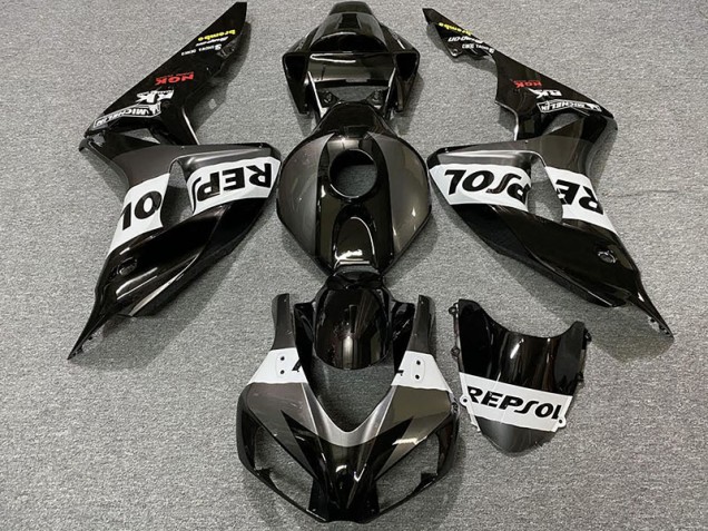 Aftermarket 2006-2007 Silver Repsol Honda CBR1000RR Motorcycle Fairing Aftermarket 2006-2007 Silver Repsol Honda CBR1000RR Motorcycle Fairing