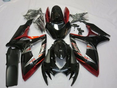 Aftermarket 2006-2007 Tri Color Suzuki GSXR 600-750 Motorcycle Fairing