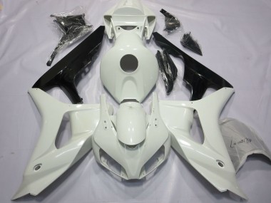 Aftermarket 2006-2007 White and Black Honda CBR1000RR Motorcycle Fairing