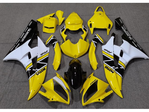 Aftermarket 2006-2007 Yellow OEM Style Yamaha R6 Motorcycle Fairing Aftermarket 2006-2007 Yellow OEM Style Yamaha R6 Motorcycle Fairing