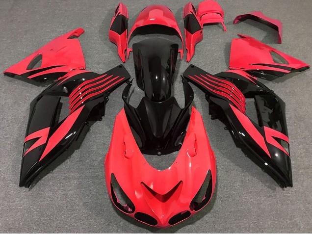 Aftermarket 2006-2011 Bright Red Kawasaki ZX14R Motorcycle Fairing Aftermarket 2006-2011 Bright Red Kawasaki ZX14R Motorcycle Fairing