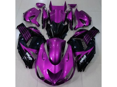 Aftermarket 2006-2011 Gloss Purple and Black Kawasaki ZX14R Motorcycle Fairing