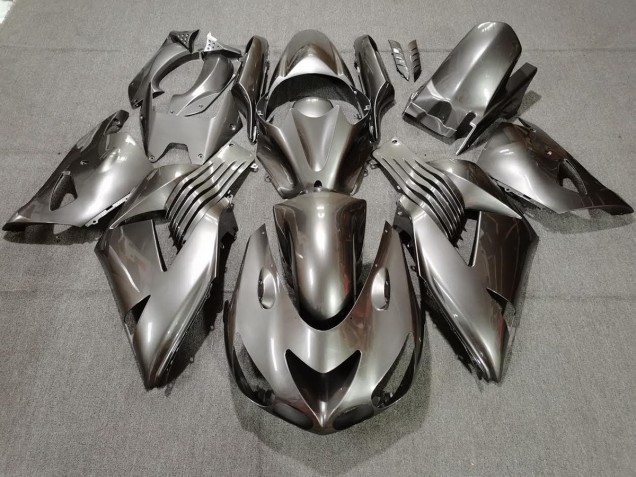 Aftermarket 2006-2011 Silver Kawasaki ZX14R Motorcycle Fairing Aftermarket 2006-2011 Silver Kawasaki ZX14R Motorcycle Fairing