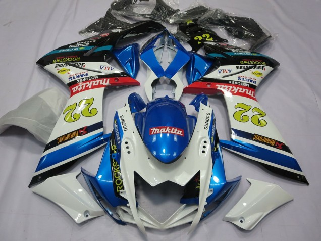 Aftermarket 2007-2008 22 Suzuki GSXR 1000 Motorcycle Fairing Aftermarket 2007-2008 22 Suzuki GSXR 1000 Motorcycle Fairing