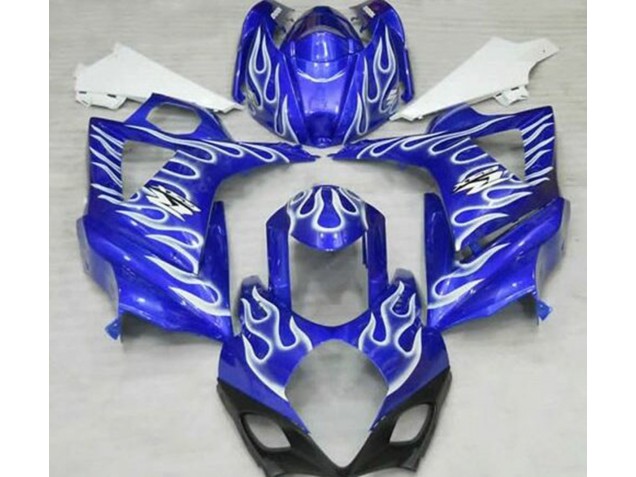 Aftermarket 2007-2008 Blue Flame Suzuki GSXR 1000 Motorcycle Fairing Aftermarket 2007-2008 Blue Flame Suzuki GSXR 1000 Motorcycle Fairing