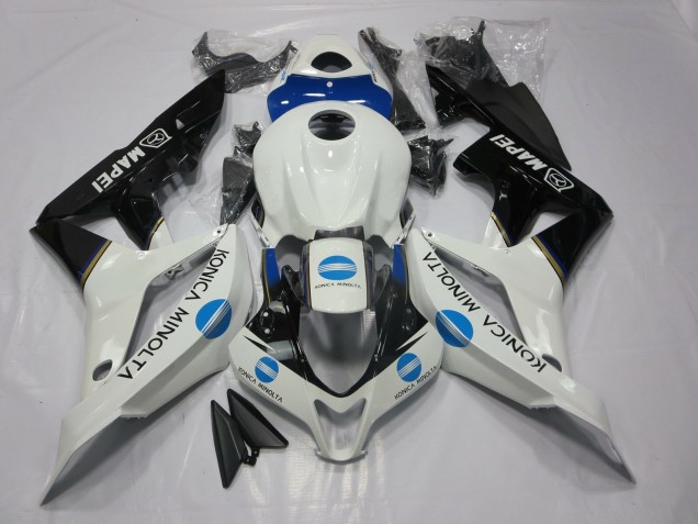 Aftermarket 2007-2008 Blue KM and Black Honda CBR600RR Motorcycle Fairing Aftermarket 2007-2008 Blue KM and Black Honda CBR600RR Motorcycle Fairing
