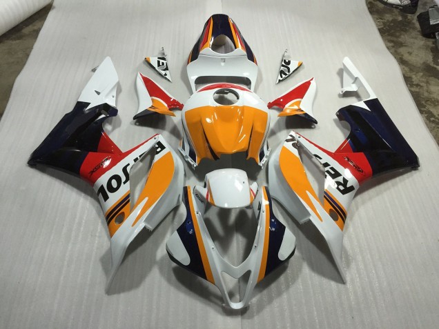 Aftermarket 2007-2008 Custom White Repsol Honda CBR600RR Motorcycle Fairing Aftermarket 2007-2008 Custom White Repsol Honda CBR600RR Motorcycle Fairing