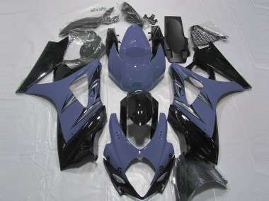 Aftermarket 2007-2008 Dark Blue and Black Suzuki GSXR 1000 Motorcycle Fairing
