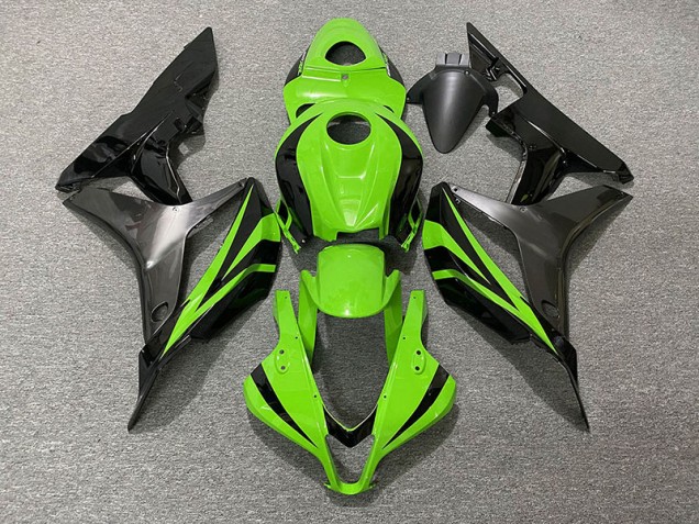 Aftermarket 2007-2008 Electric Green OEM Style & Grey Honda CBR600RR Motorcycle Fairing Aftermarket 2007-2008 Electric Green OEM Style & Grey Honda CBR600RR Motorcycle Fairing