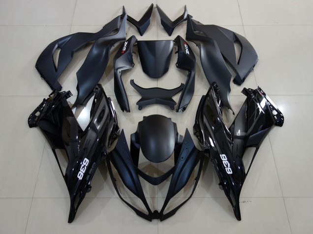 Aftermarket 2007-2008 Gloss Black 636 Kawasaki ZX6R Motorcycle Fairing Aftermarket 2007-2008 Gloss Black 636 Kawasaki ZX6R Motorcycle Fairing
