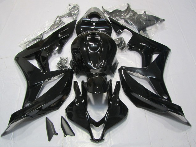 Aftermarket 2007-2008 Gloss Black Honda CBR600RR Motorcycle Fairing