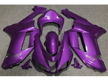 Aftermarket 2007-2008 Gloss Purple Kawasaki ZX6R Motorcycle Fairing