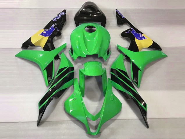 Aftermarket 2007-2008 Green & Blue Bull Honda CBR600RR Motorcycle Fairing Aftermarket 2007-2008 Green & Blue Bull Honda CBR600RR Motorcycle Fairing