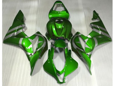Aftermarket 2007-2008 Green Captain America Honda CBR600RR Motorcycle Fairing