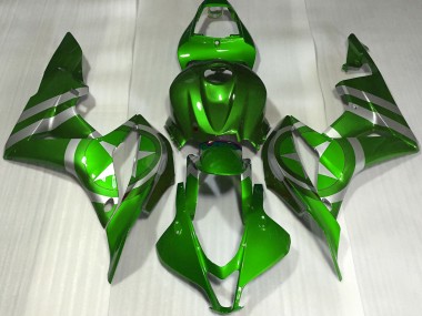 Aftermarket 2007-2008 Green Captain America Honda CBR600RR Motorcycle Fairing