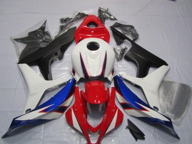 Aftermarket 2007-2008 OEM White Red Blue Style Design Honda CBR600RR Motorcycle Fairing