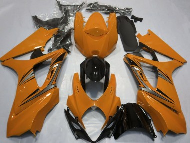 Aftermarket 2007-2008 Orange OEM Style Suzuki GSXR 1000 Motorcycle Fairing