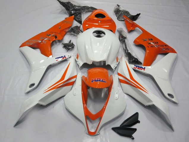 Aftermarket 2007-2008 Orange and White HRC- CBR600RR 07-08 Honda CBR600RR Motorcycle Fairing Aftermarket 2007-2008 Orange and White HRC- CBR600RR 07-08 Honda CBR600RR Motorcycle Fairing