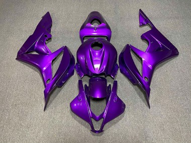 Aftermarket 2007-2008 Pearl Purple Plain Honda CBR600RR Motorcycle Fairing