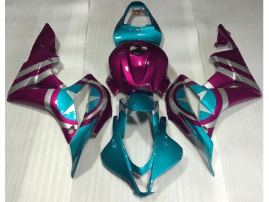 Aftermarket 2007-2008 Pink Captain America Honda CBR600RR Motorcycle Fairing
