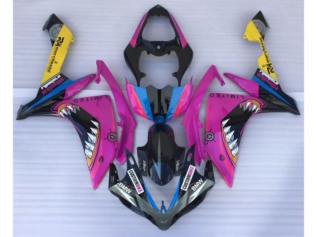 Aftermarket 2007-2008 Pink Shark Yamaha R1 Motorcycle Fairing Aftermarket 2007-2008 Pink Shark Yamaha R1 Motorcycle Fairing