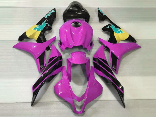 Aftermarket 2007-2008 Pink & Teal Bull Honda CBR600RR Motorcycle Fairing Aftermarket 2007-2008 Pink & Teal Bull Honda CBR600RR Motorcycle Fairing