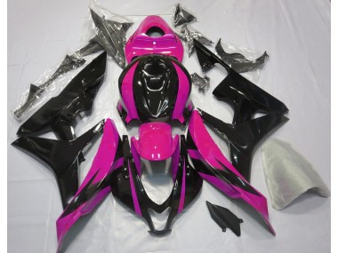 Aftermarket 2007-2008 Pink and Black OEM Design Honda CBR600RR Motorcycle Fairing