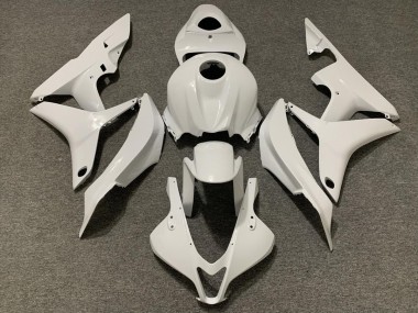 Aftermarket 2007-2008 Plain Gloss White Honda CBR600RR Motorcycle Fairing