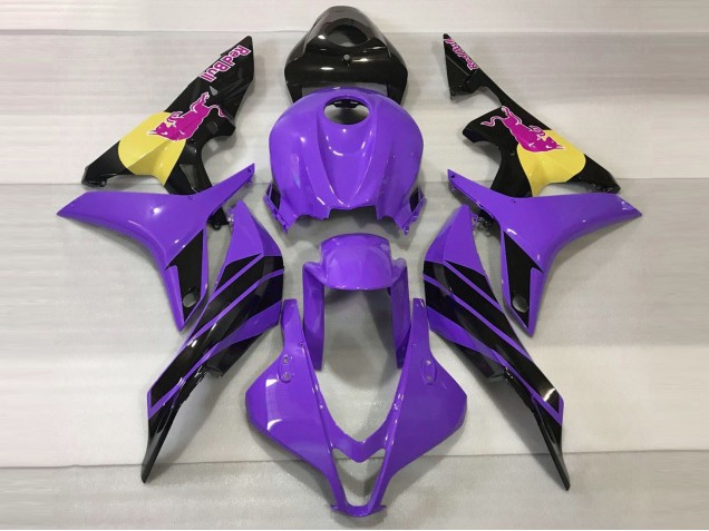 Aftermarket 2007-2008 Purple & Pink Bull Honda CBR600RR Motorcycle Fairing