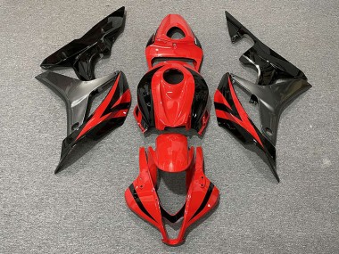 Aftermarket 2007-2008 Red OEM Style & Grey Honda CBR600RR Motorcycle Fairing